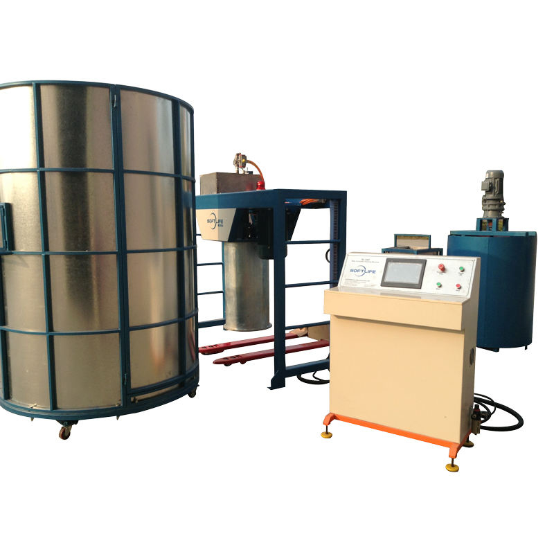 Machine à éponge de fabrication par lots semi-automatique pour fabriquer un matelas de canapé