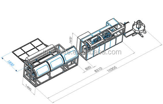 Ligne de production automatique de ressorts ensachés Machines de fabrication de matelas