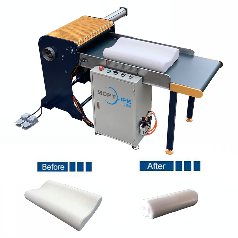 Chine usine directe vente chaude matelas oreiller compresse rouleau pack machine