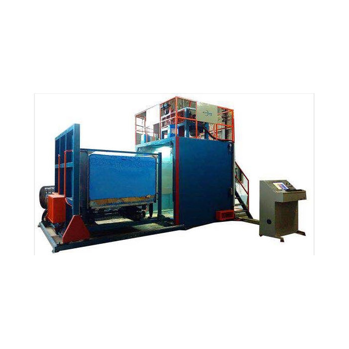 Éponge en caoutchouc plastique de mousse de polyuréthane faisant la machine machine de moulage de boîte de mousse d'unité centrale