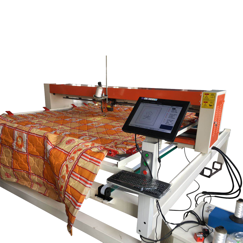 Fabricants de produits, machine à matelasser à mémoire de forme facile à contrôler pour couvre-lit